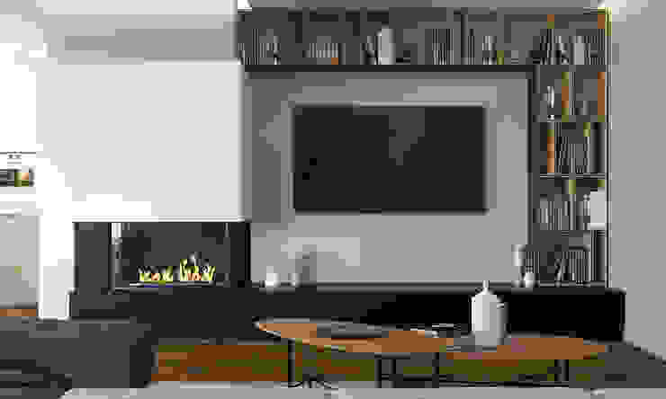 Wohnung. Berlin. 2019-2020 NK-Line Skandinavische Wohnzimmer