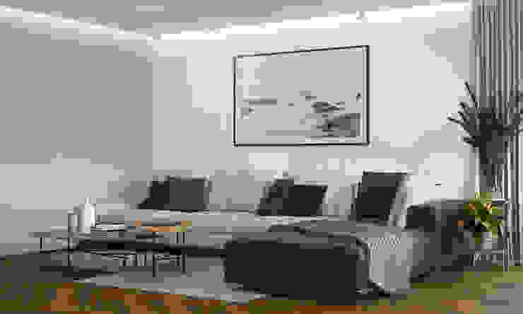 Wohnung. Berlin. 2019-2020 NK-Line Skandinavische Wohnzimmer