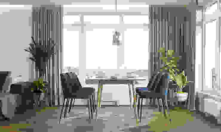 Wohnung. Berlin. 2019-2020 NK-Line Skandinavische Esszimmer