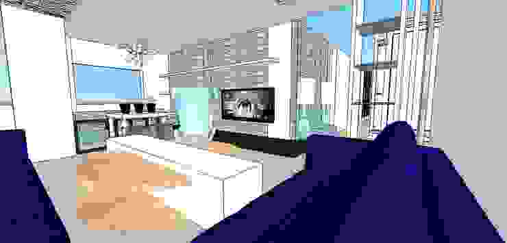 SERPİCİ's Mimarlık ve İç Mimarlık Architecture and INTERIOR DESIGN Paesaggio d'interni Tessuti Blu