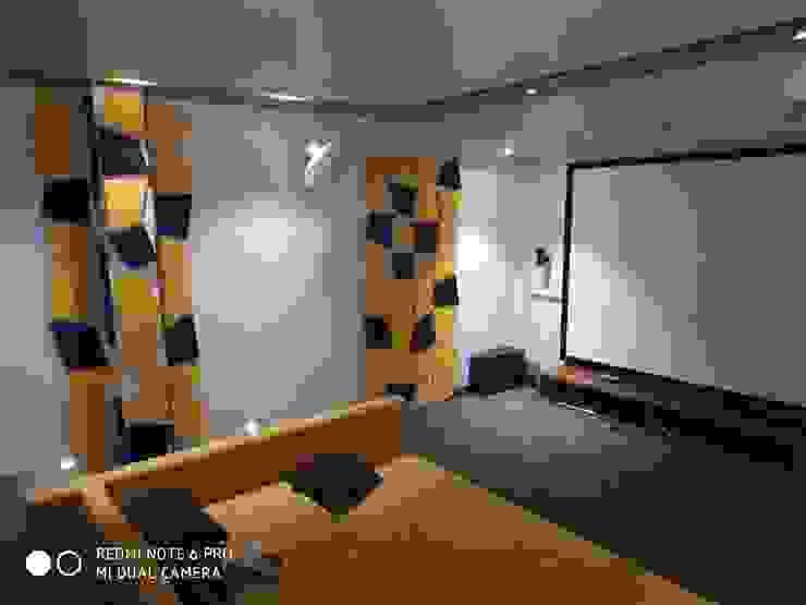 Shagun Jyoti 'A' DESIGN ASSOCIATES Modern media room
