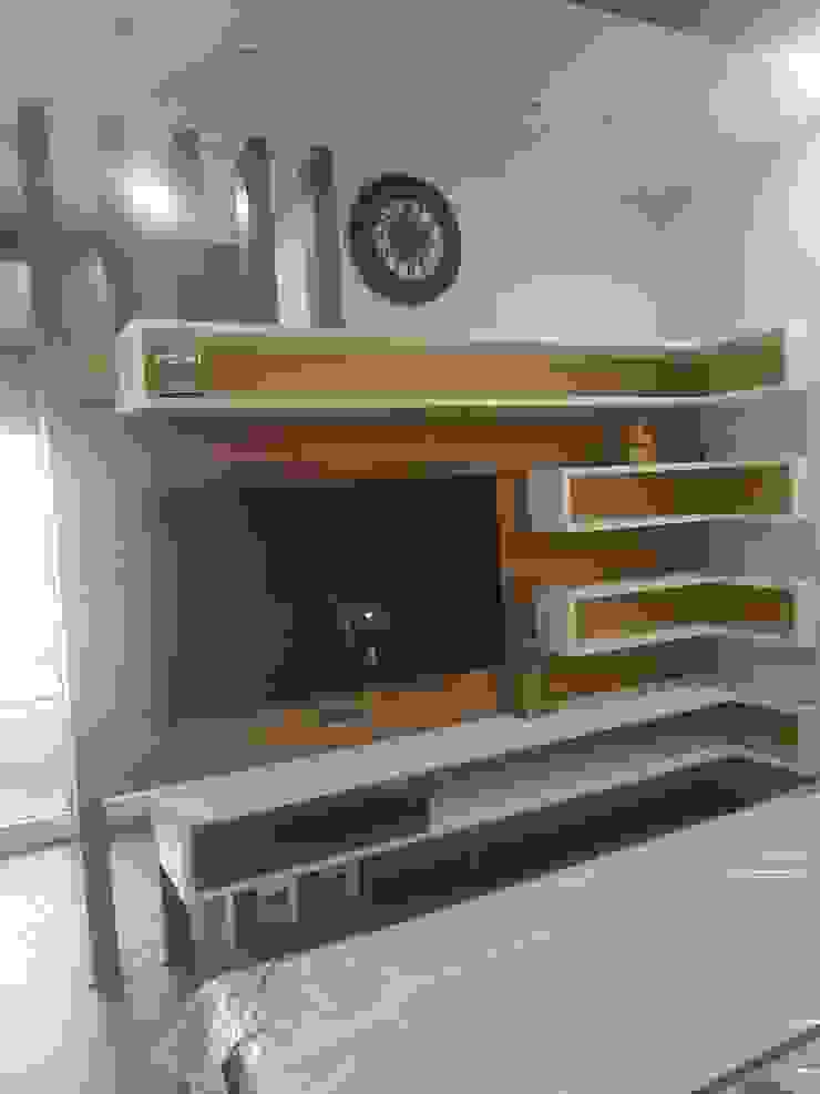 Krishbhai's Completed Project 'A' DESIGN ASSOCIATES Modern living room