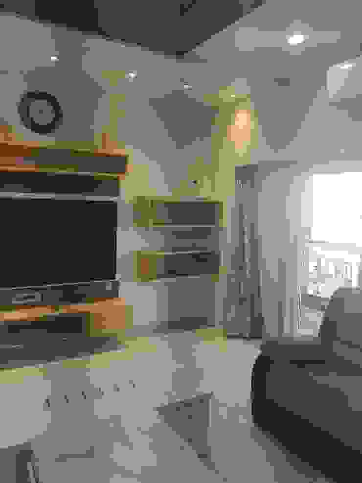 Krishbhai's Completed Project 'A' DESIGN ASSOCIATES Modern living room