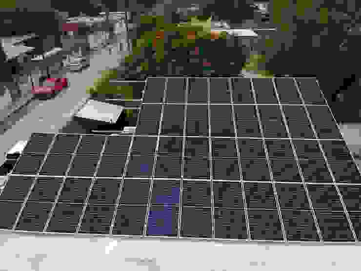 KB Solar Moderne Geschäftsräume & Stores Glas Blau