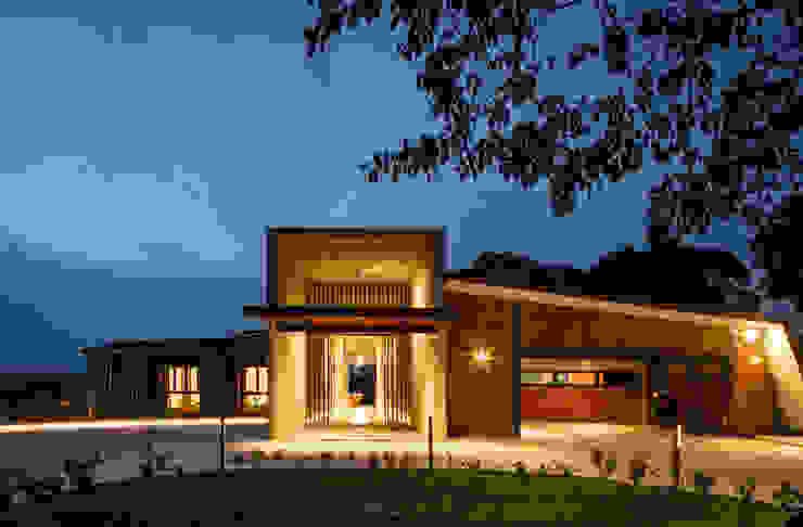 Front view MJ Kanny Architect Tropical style houses