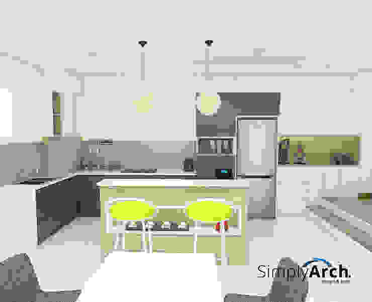 Kitchen set Simply Arch. Dapur built in Kayu Lapis