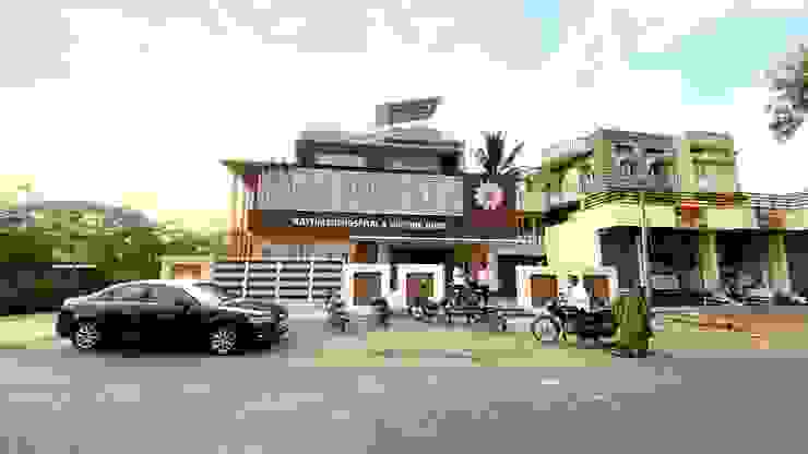 Bungalow for Dr. Shashidhar Kattimani at Ghatprabha, Karnataka A B Design Studio Bungalows