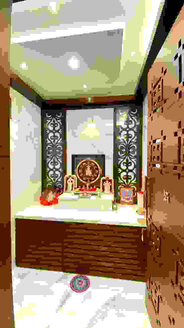 Bungalow for Dr. Shashidhar Kattimani at Ghatprabha, Karnataka A B Design Studio Eclectic style living room