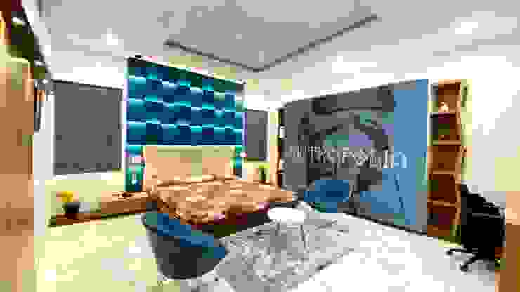 Son's Bedroom A B Design Studio Eclectic style bedroom Blue
