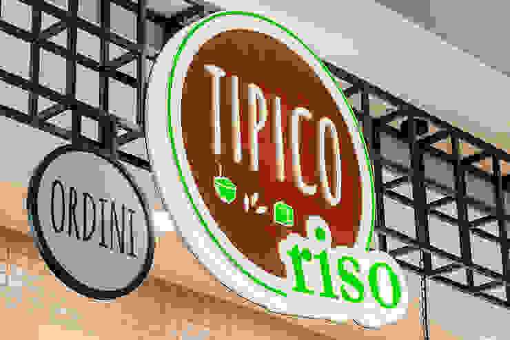 TIPICO riso, manuarino architettura design comunicazione manuarino architettura design comunicazione Gewerbeflächen Gastronomie