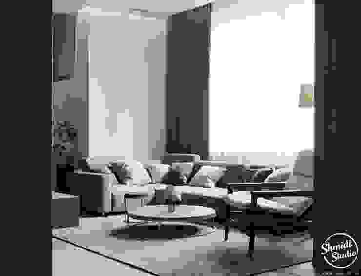 Project "Black", Minsk Shmidt Studio Modern Living Room