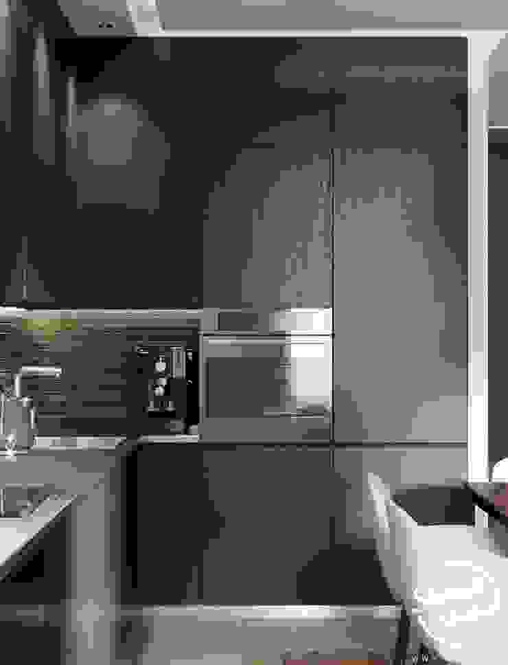 Project <q>Black</q>, Minsk Shmidt Studio Modern Kitchen