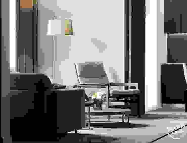 Project <q>Black</q>, Minsk Shmidt Studio Modern Living Room