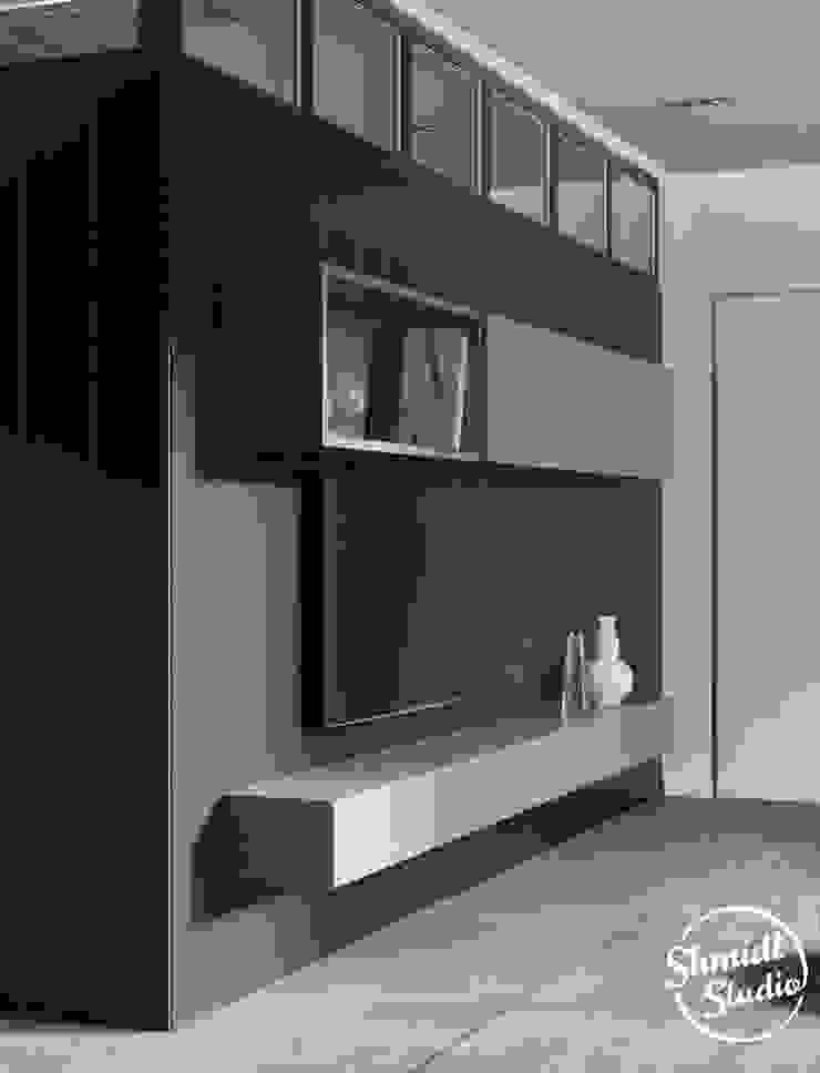 Project <q>Black</q>, Minsk Shmidt Studio Modern Living Room