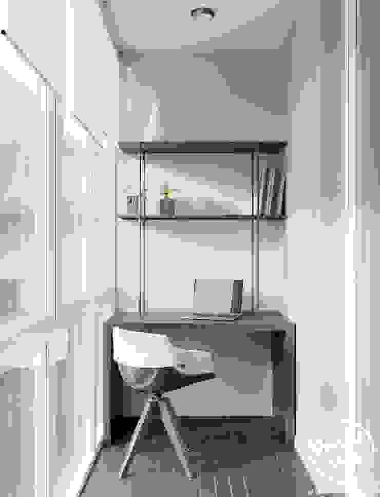 Project <q>Black</q>, Minsk Shmidt Studio Modern Study Room and Home Office