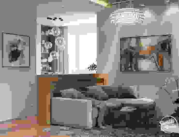 Project <q>Skilful</q>, Moscow Shmidt Studio Modern Living Room
