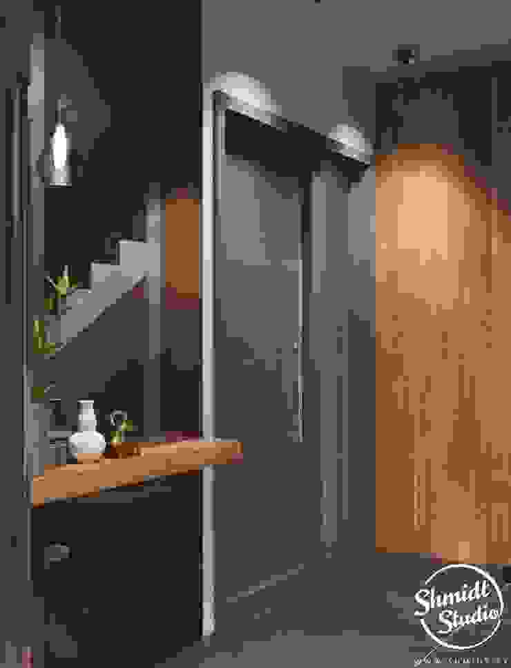 Project <q>Attractive</q>, Minsk Shmidt Studio Modern Corridor, Hallway and Staircase
