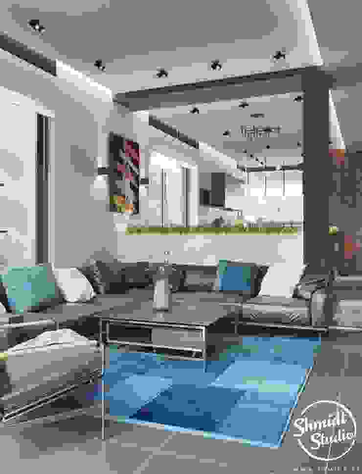 Project <q>Attractive</q>, Minsk Shmidt Studio Modern Living Room