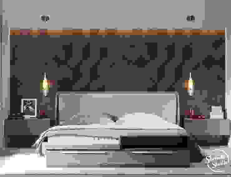 Project <q>Attractive</q>, Minsk Shmidt Studio Modern Bedroom