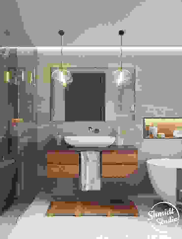 Project <q>Attractive</q>, Minsk Shmidt Studio Modern Bathroom