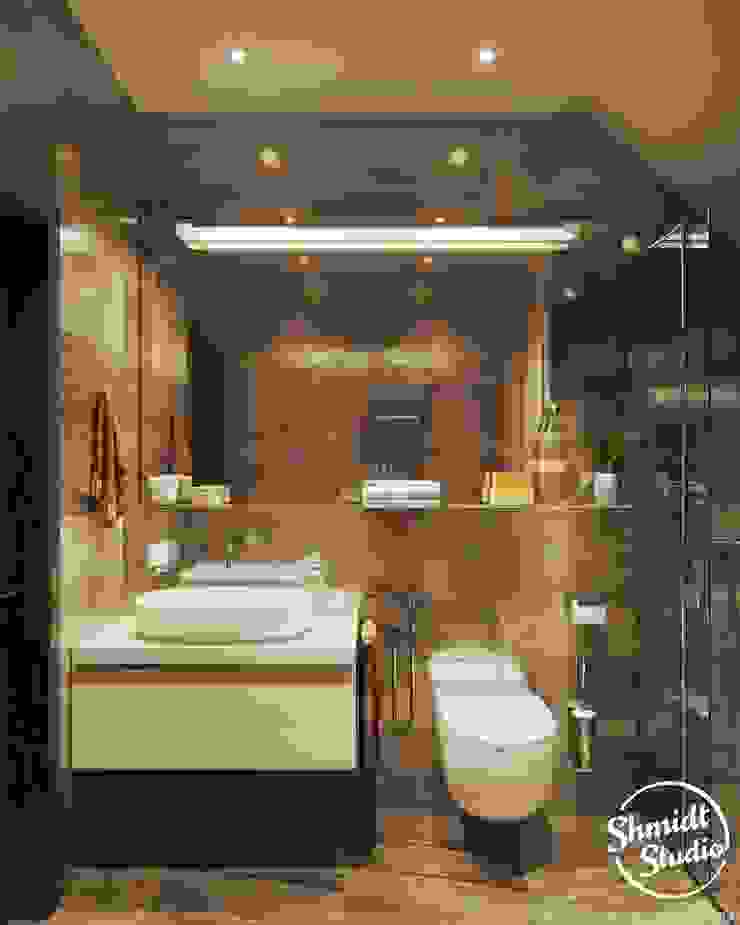 Project <q>Attractive</q>, Minsk Shmidt Studio Modern Bathroom