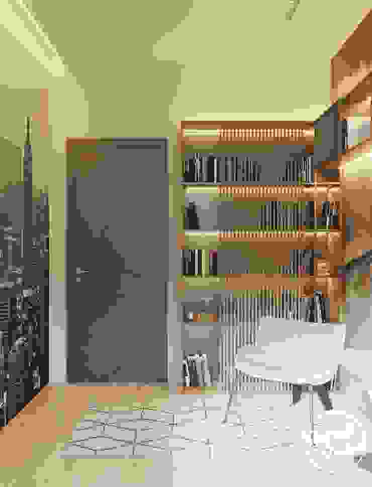Project <q>Attractive</q>, Minsk Shmidt Studio Modern Study Room and Home Office