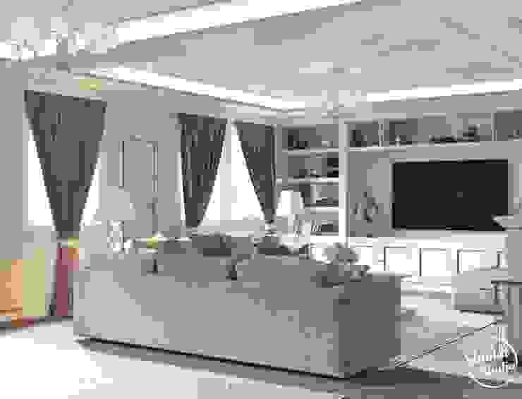 Project <q>Decent</q>, Minsk Shmidt Studio Modern Living Room