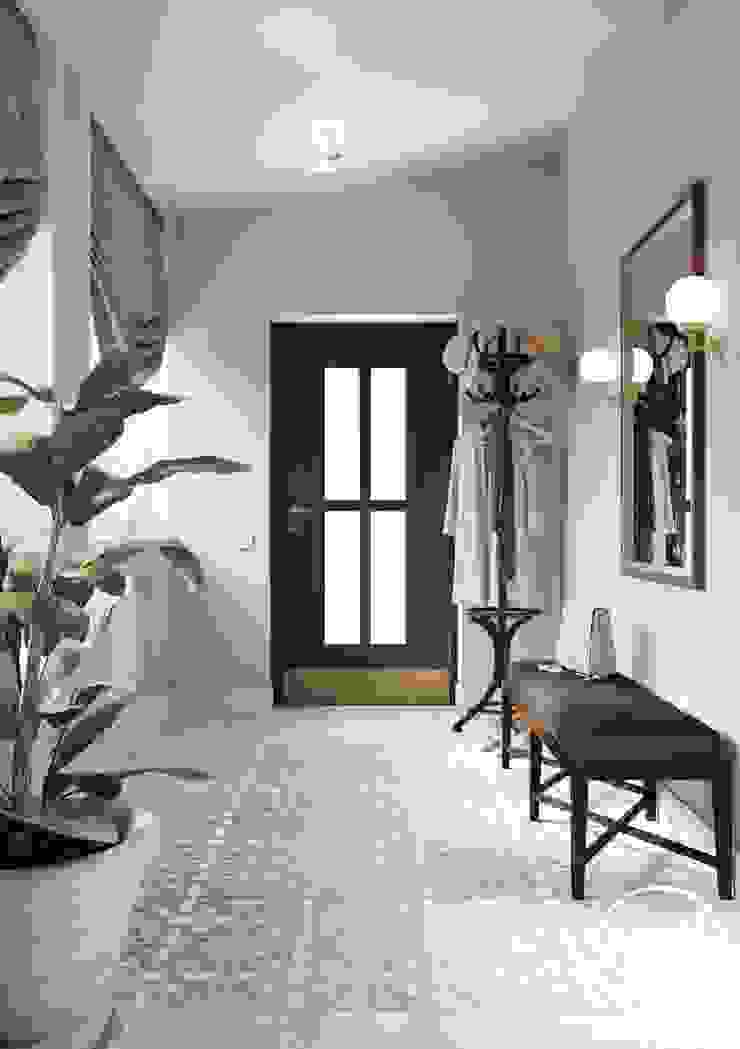 Project <q>Decent</q>, Minsk Shmidt Studio Modern Corridor, Hallway and Staircase