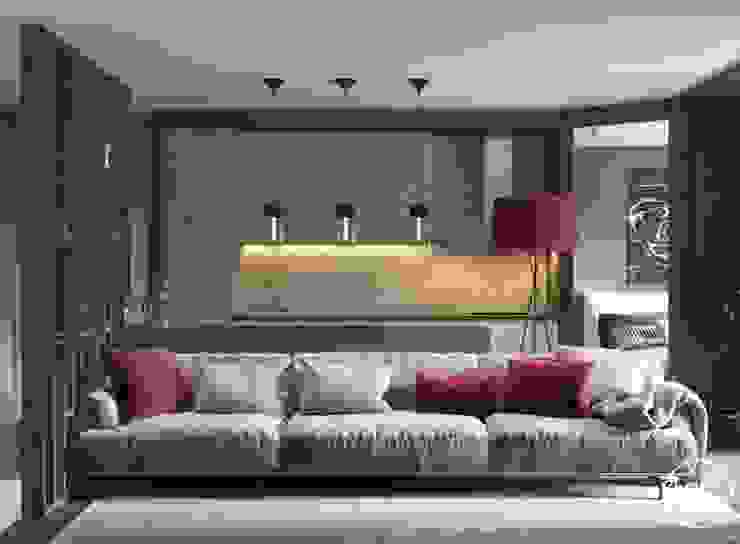 Project "Frank", Minsk Shmidt Studio Modern Living Room