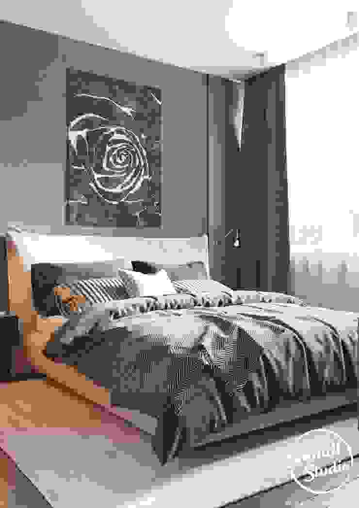 Project <q>Frank</q>, Minsk Shmidt Studio Modern Bedroom