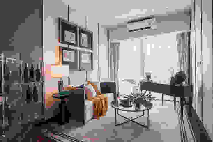 working and Passion room-hypestudio Hypestudio ห้องทำงาน/อ่านหนังสือ ไม้ Blue