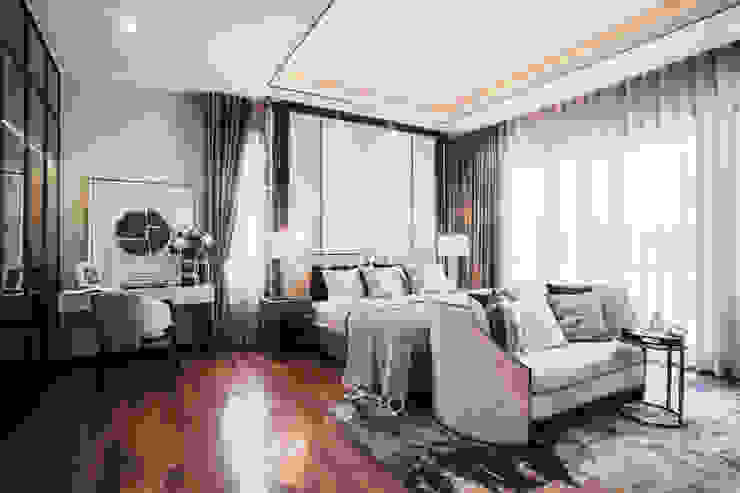 Show house The pavilla residence Master and Sub master bedroom-hypestudio Hypestudio ห้องนอนขนาดเล็ก ไม้ Brown