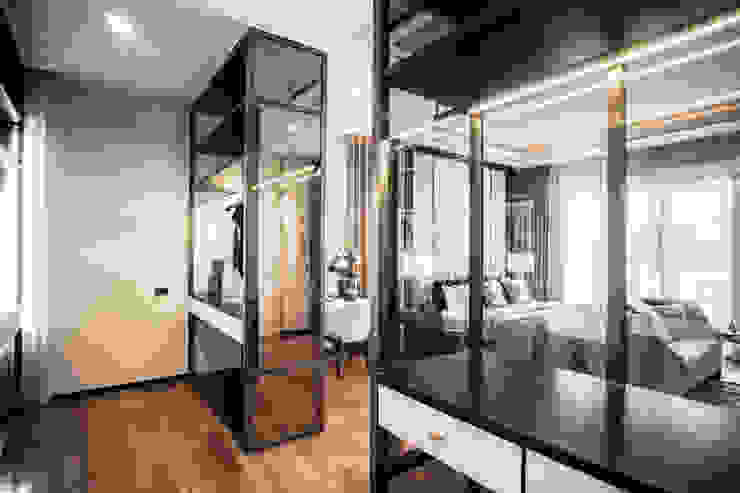 Show house The pavilla residence Master and Sub master bedroom-hypestudio Hypestudio ห้องนอนขนาดเล็ก ไม้ Brown