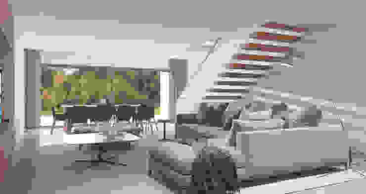 Zona de estar , cinema Alpha Details Salas de estar modernas