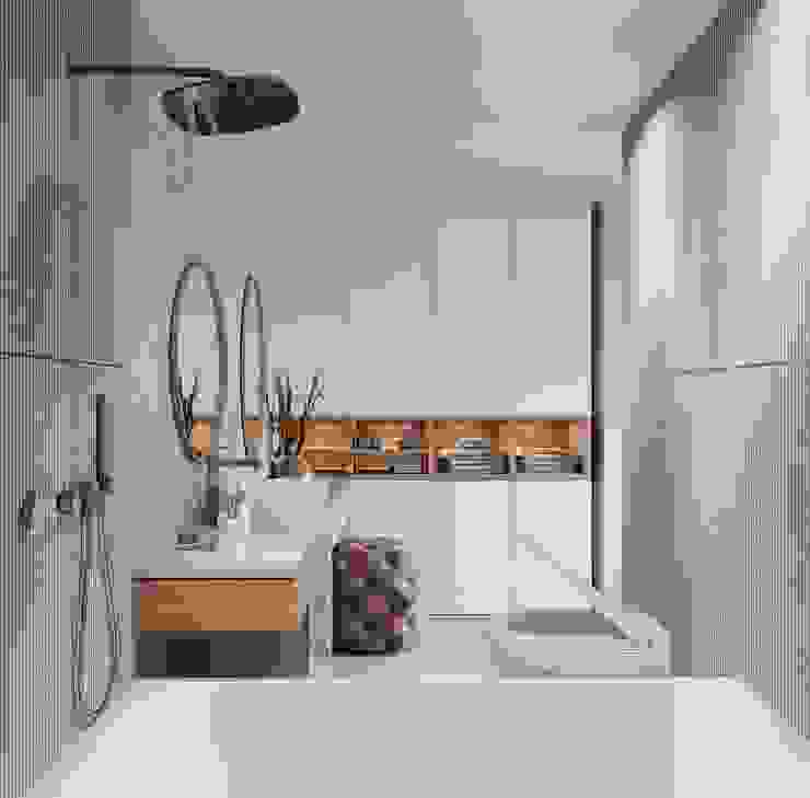 Instalação Sanitária Quarto Menina com arrumos Alpha Details Casas de banho modernas