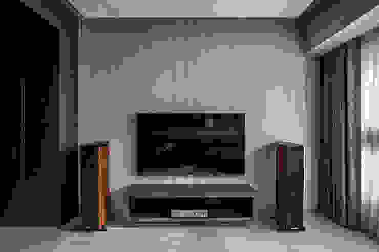 Completeness – Condominium interior design 勻境設計 Unispace Designs 现代客厅設計點子、靈感 & 圖片