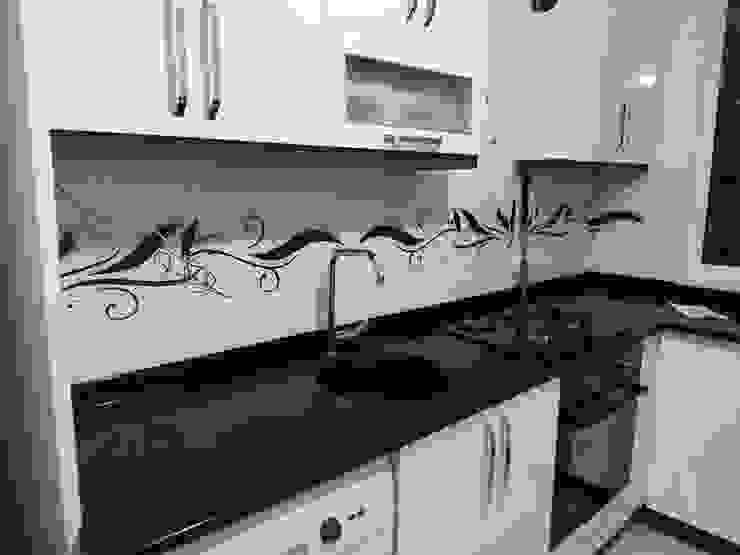 Mutfak Tezgah Arasi Cam Panel Homify
