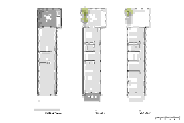 Casa Pastor - Plantas Decumano Arquitectos Casas pequeñas casa, vivienda, lugano, buenos aires, argentina, d4 arquitectos