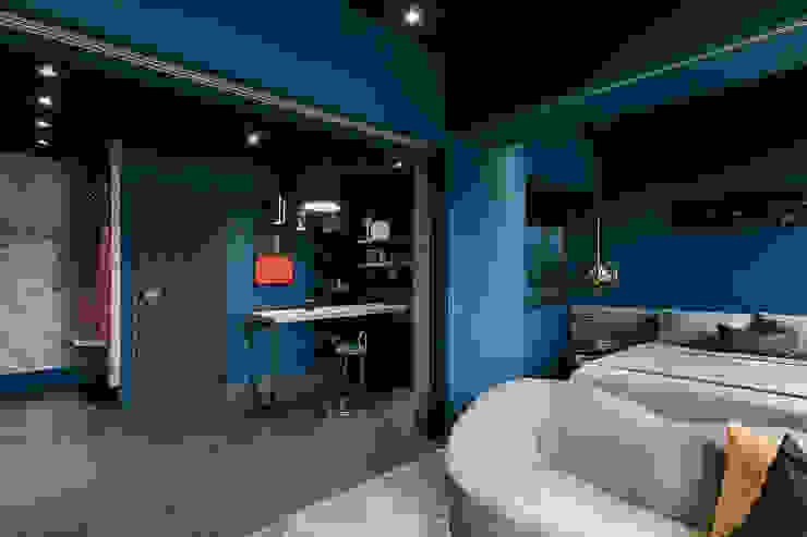漢玥室內設計 Sala da pranzo minimalista Variopinto