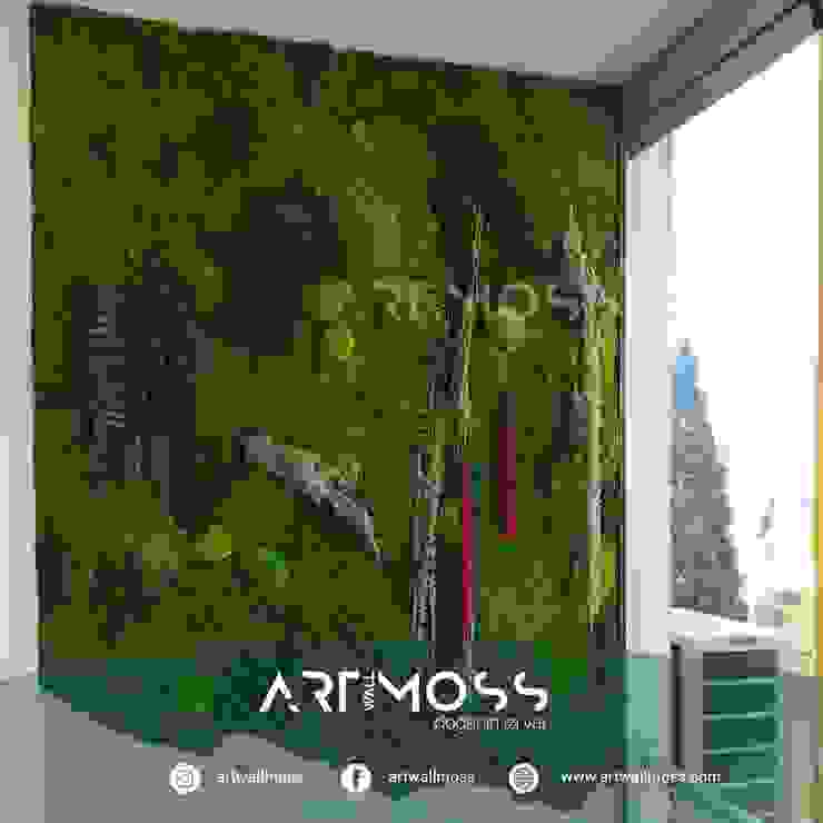 Teras Balkon Yosun Duvar Uygulamasi Homify
