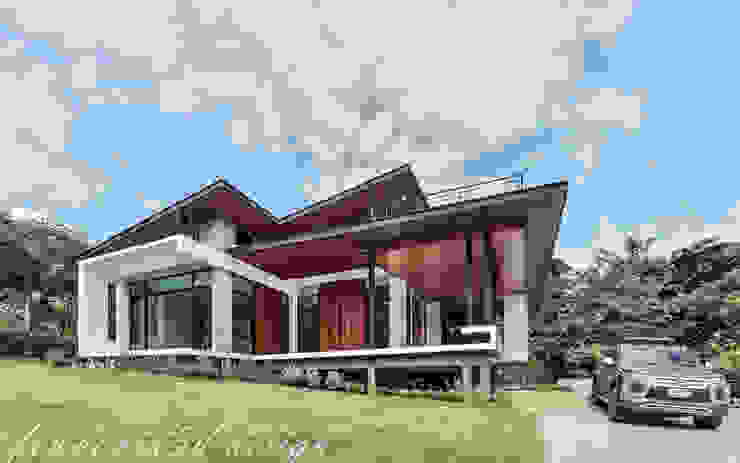บ้านพักอาศัยชั้นเดียว มีดาดฟ้า อ.มวกเหล็ก คุณวรวิทย์ fewdavid3d-design