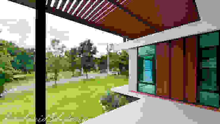 บ้านพักอาศัยชั้นเดียว มีดาดฟ้า อ.มวกเหล็ก คุณวรวิทย์ fewdavid3d-design