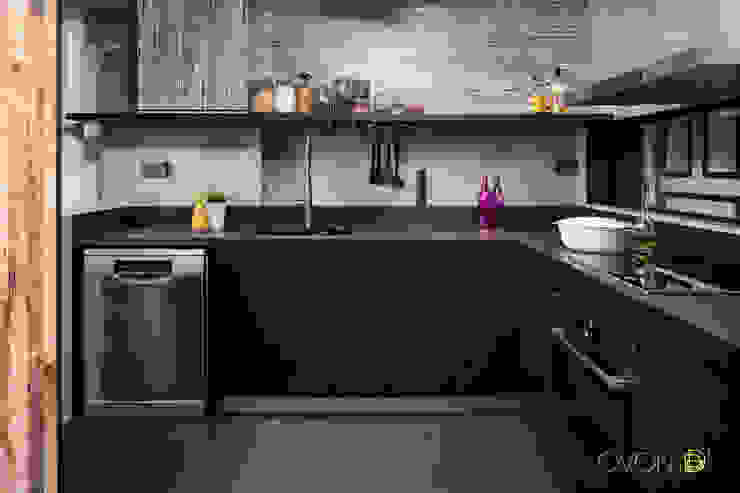 Serangoon North Ovon Design Eclectic style kitchen