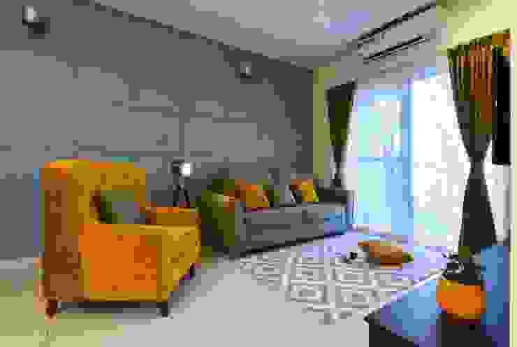 Artistic Two Toned Living Room Walls That Are The Trend Now Homify