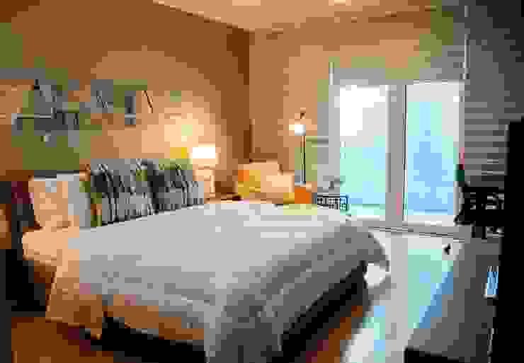 2BR Park Terraces, Makati D3ID Design and Build Modern style bedroom Beige
