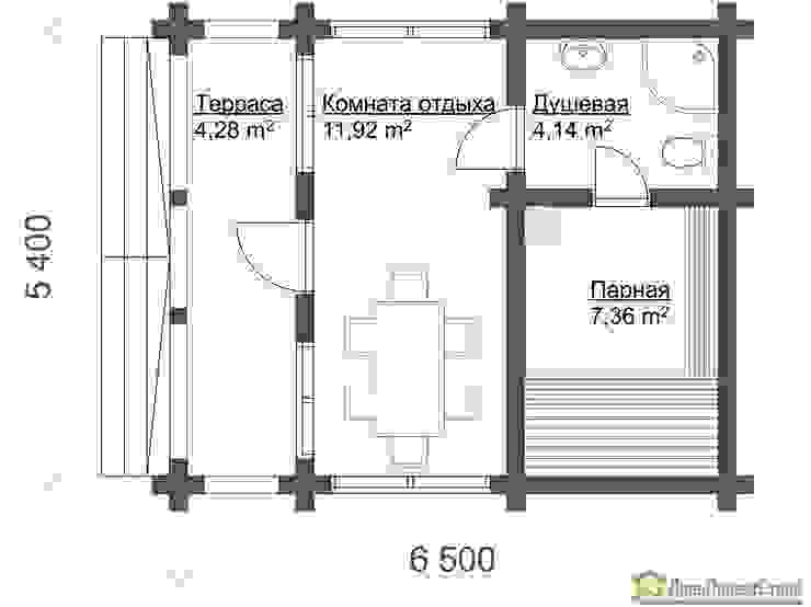 ПСК Древпроектстрой Casa piccola Legno Effetto legno