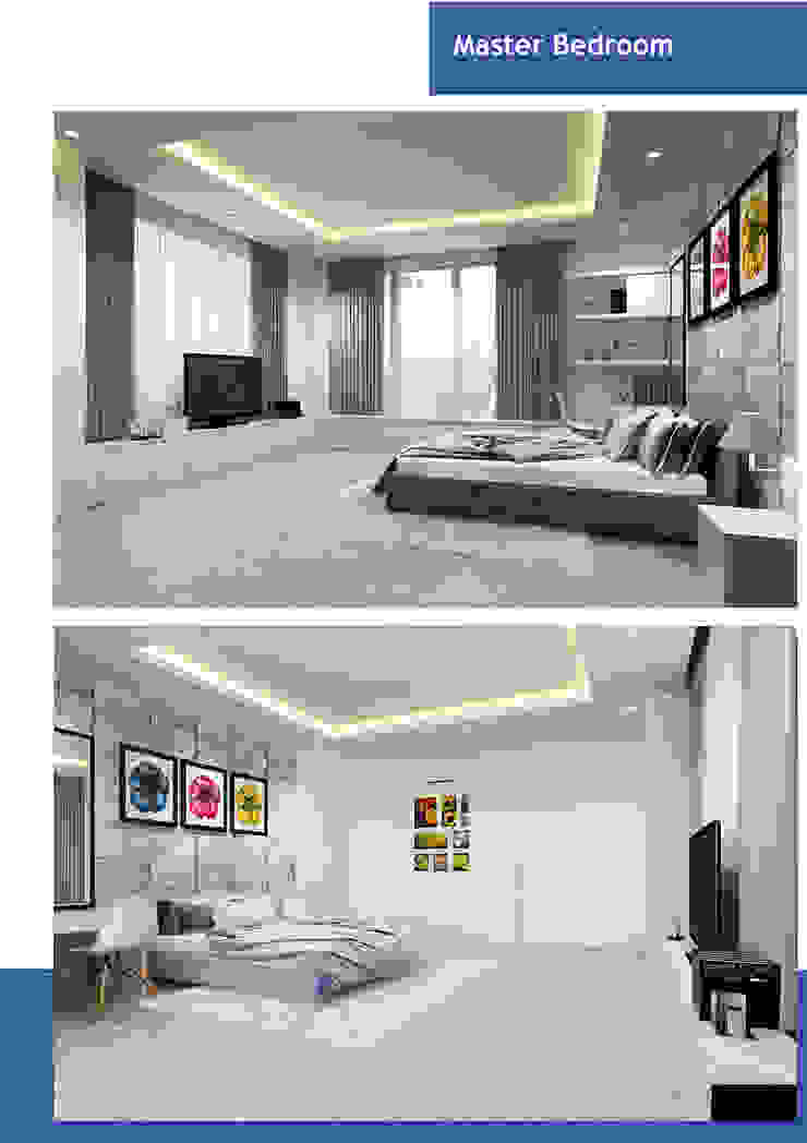 Thiết kế nội thất căn hộ chung cư Quận 7 Công ty trang trí nội thất RIM Decor Phòng ngủ phong cách hiện đại