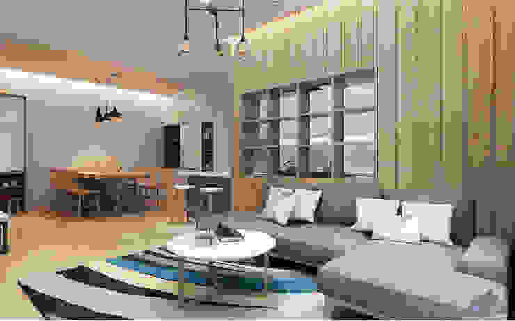 Thiết kế nội thất căn hộ Sunrise City Apartment Công ty trang trí nội thất RIM Decor Phòng khách