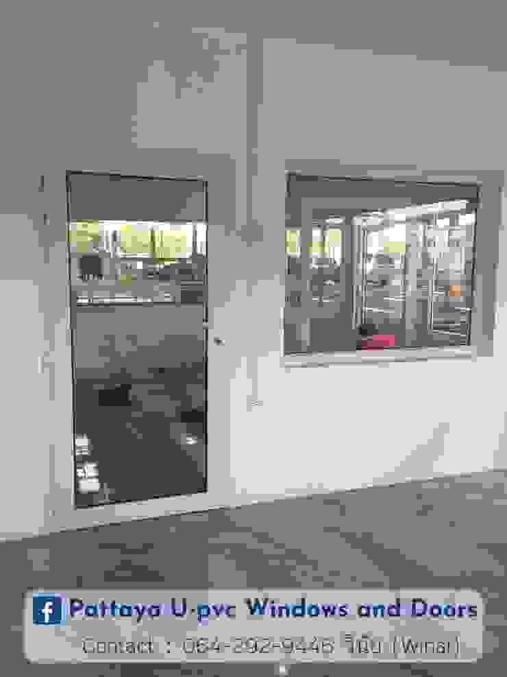 โรงงาน พัทยา กระจก ยูพีวีซี Pattaya UPVC Windows & Doors pintu kaca Kaca White