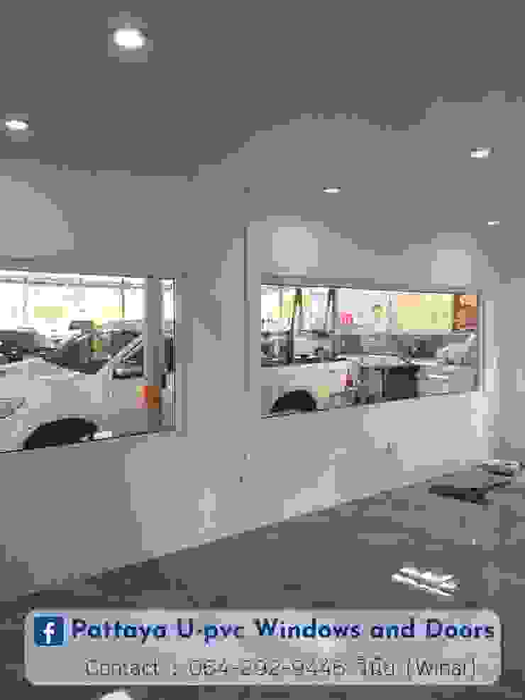 โรงงาน พัทยา กระจก ยูพีวีซี Pattaya UPVC Windows & Doors Jendela plastik Kaca White
